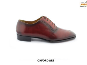 Giày da nam khâu đế rút tay Oxford AR1 001