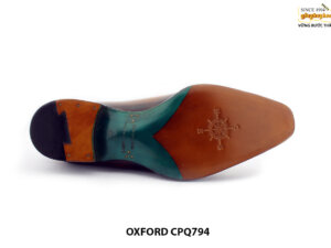 [Outlet size 41] Giày da nam Oxford thủ công CPQ794 004