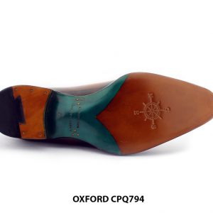 [Outlet size 41] Giày da nam Oxford thủ công CPQ794 004