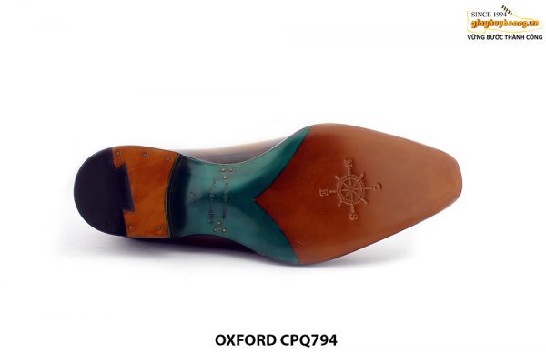 [Outlet size 41] Giày da nam Oxford thủ công CPQ794 004
