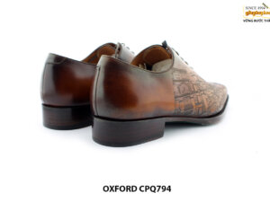 [Outlet size 41] Giày da nam Oxford thủ công CPQ794 003