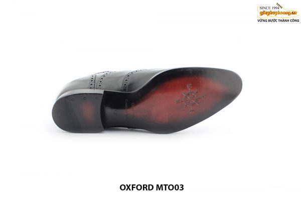 [Outlet size 42] Giày da nam Oxford nâng chiều cao MTO03 006
