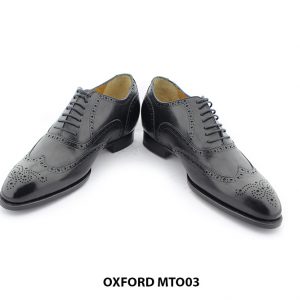 [Outlet size 42] Giày da nam Oxford nâng chiều cao MTO03 004