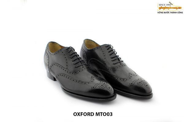 [Outlet size 42] Giày da nam Oxford nâng chiều cao MTO03 003