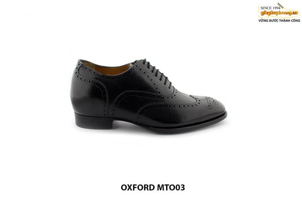 [Outlet size 42] Giày da nam Oxford nâng chiều cao MTO03 001