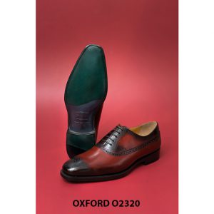 Giày da nam đục lỗ mũi Oxford O2320 006