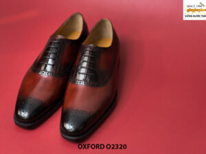 Giày da nam đục lỗ mũi Oxford O2320 004