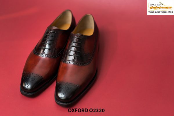 Giày da nam đục lỗ mũi Oxford O2320 004
