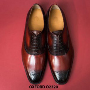 Giày da nam đục lỗ mũi Oxford O2320 002
