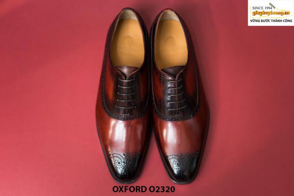 Giày da nam đục lỗ mũi Oxford O2320 002