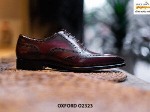 Giày da nam đục lỗ chữ M Oxford O2323 004