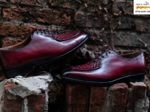 Giày da nam thiết kế mới đẹp Oxford O2325 001