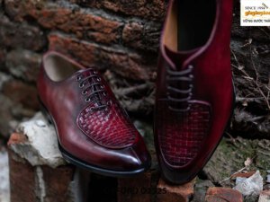 Giày da nam thiết kế mới đẹp Oxford O2325 004
