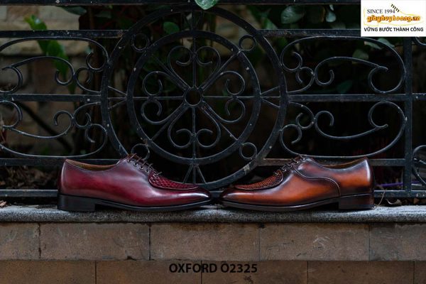 Giày da nam thiết kế mới đẹp Oxford O2325 003