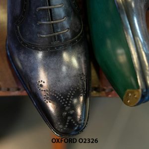 Giày da nam đánh màu thủ công Oxford O2326 005