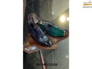 Giày da nam đánh màu thủ công Oxford O2326 004