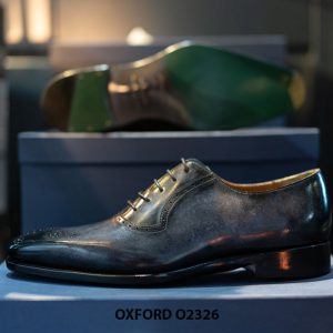 Giày da nam đánh màu thủ công Oxford O2326 003