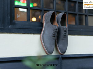 Giày da lộn nam cao cấp Oxford O2327 001
