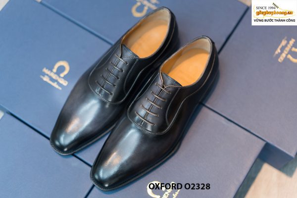 Giày da nam mũi trơn cao cấp Oxford O2328 001