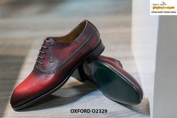 Giày da nam đặt mới sản xuất Oxford O2329 004
