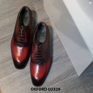 Giày da nam đặt mới sản xuất Oxford O2329 001