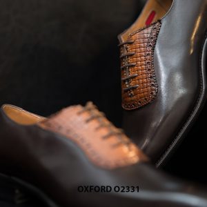 Giày da nam mũi nhọn Oxford O2331 003