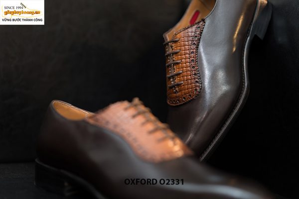 Giày da nam mũi nhọn Oxford O2331 003