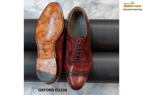 Giày da nam thủ công cao cấp Oxford O2338 003