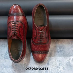 Giày da nam thủ công cao cấp Oxford O2338 002