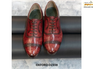 Giày da nam thủ công cao cấp Oxford O2338 001