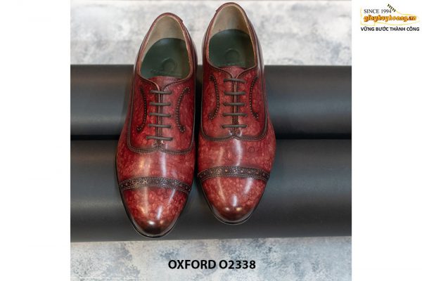 Giày da nam thủ công cao cấp Oxford O2338 001