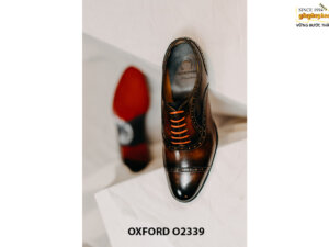 Giày da nam bằng da bò ý Oxford O2339 004