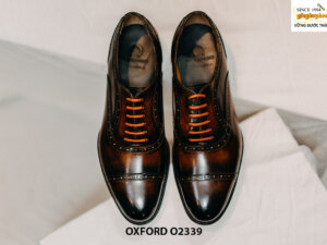 Giày da nam bằng da bò ý Oxford O2339 001