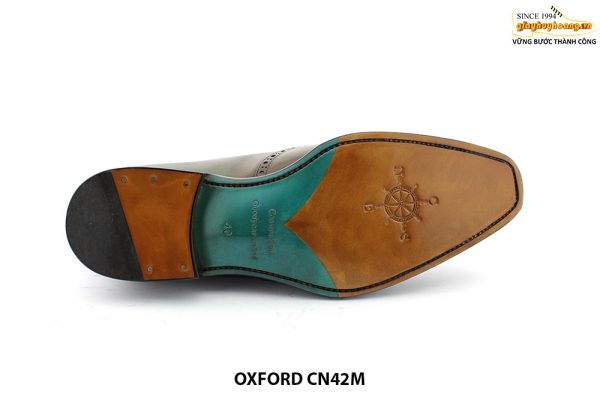 [Outlet size 40] Giày da nam Oxford cao cấp Wingtips CN42M 009