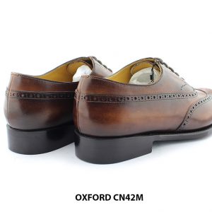 [Outlet size 40] Giày da nam Oxford cao cấp Wingtips CN42M 008