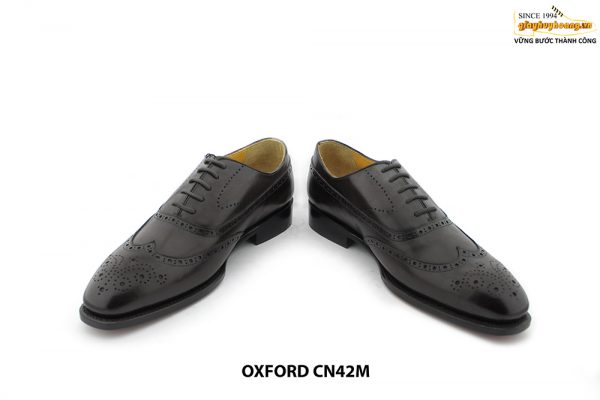 [Outlet size 40] Giày da nam Oxford cao cấp Wingtips CN42M 005