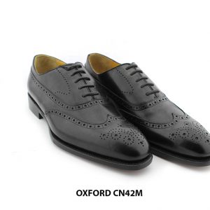 [Outlet size 40] Giày da nam Oxford cao cấp Wingtips CN42M 003