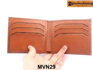 Bóp Ví đựng tiền nam phong cách màu bò MVN29 03