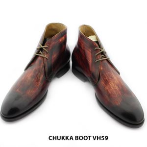 [Outlet size 41] Giày da nam màu núi lửa Chukka Boot VH59 003