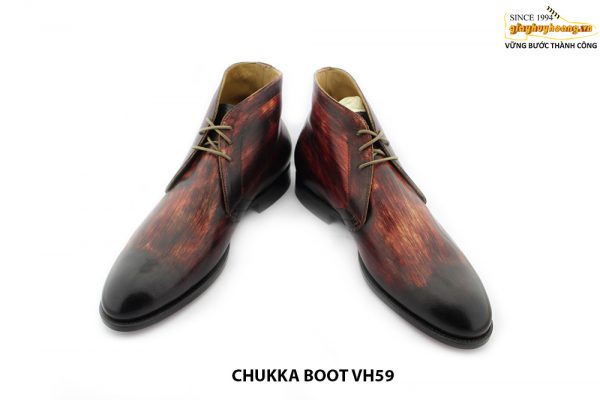 [Outlet size 41] Giày da nam màu núi lửa Chukka Boot VH59 003