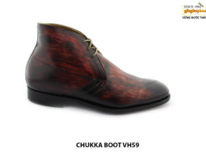 [Outlet size 41] Giày da nam màu núi lửa Chukka Boot VH59 001