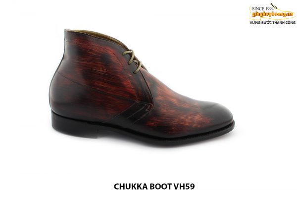 [Outlet size 41] Giày da nam màu núi lửa Chukka Boot VH59 001