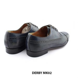 [Outlet size 40] Giày da nam mũi tròn Derby MK02 004