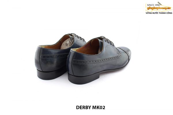 [Outlet size 40] Giày da nam mũi tròn Derby MK02 004