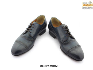 [Outlet size 40] Giày da nam mũi tròn Derby MK02 003