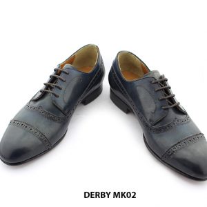 [Outlet size 40] Giày da nam mũi tròn Derby MK02 003