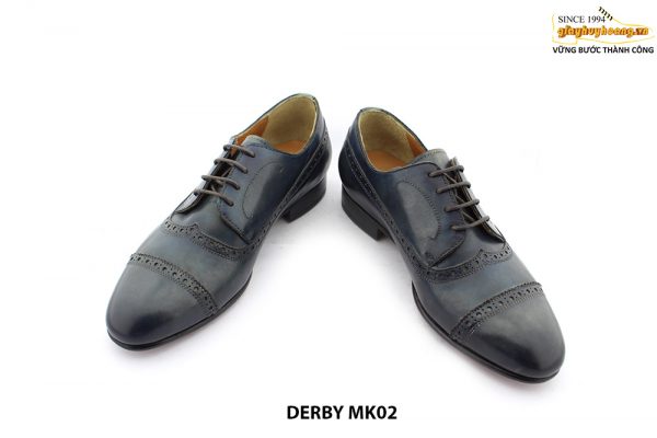 [Outlet size 40] Giày da nam mũi tròn Derby MK02 003