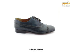 [Outlet size 40] Giày da nam mũi tròn Derby MK02 001