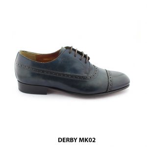 [Outlet size 40] Giày da nam mũi tròn Derby MK02 001