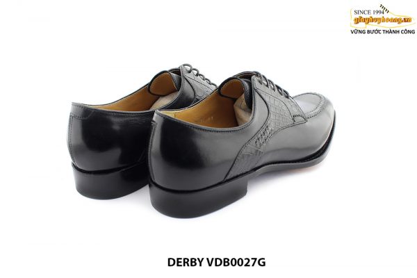 [Outlet size 41] Giày da nam hàng hiệu thủ công Derby VDB0027G 005